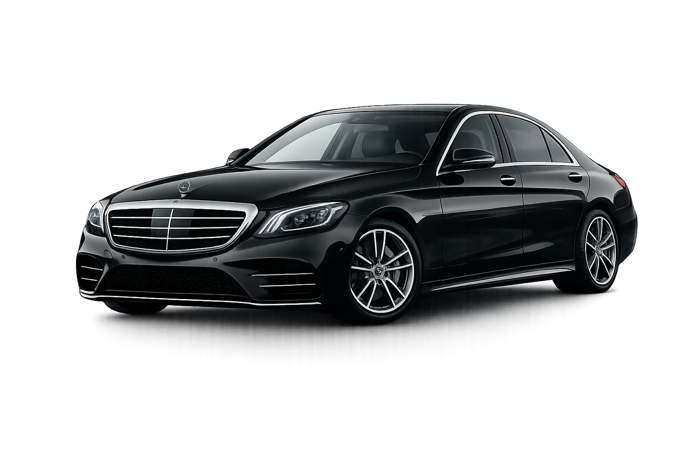 Black luxury coupe